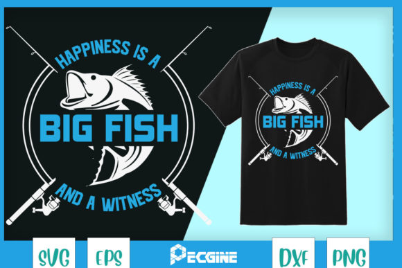 Happiness is a Big Fish and a Witness Graphics