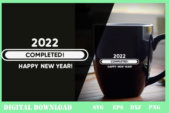 HAPPY NEW YEAR 2022 CompletedProgressBar Graphics