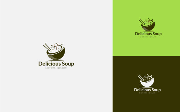 Soup Logo Design Template for Graphics and Logos